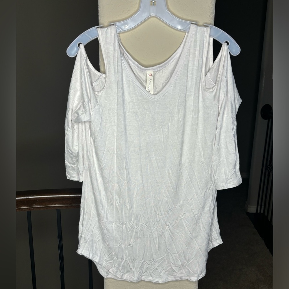 B&B Boutique Cold Shoulder Blouse